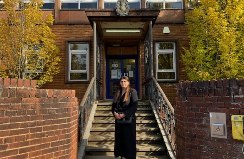 Pam Milngavie police station 