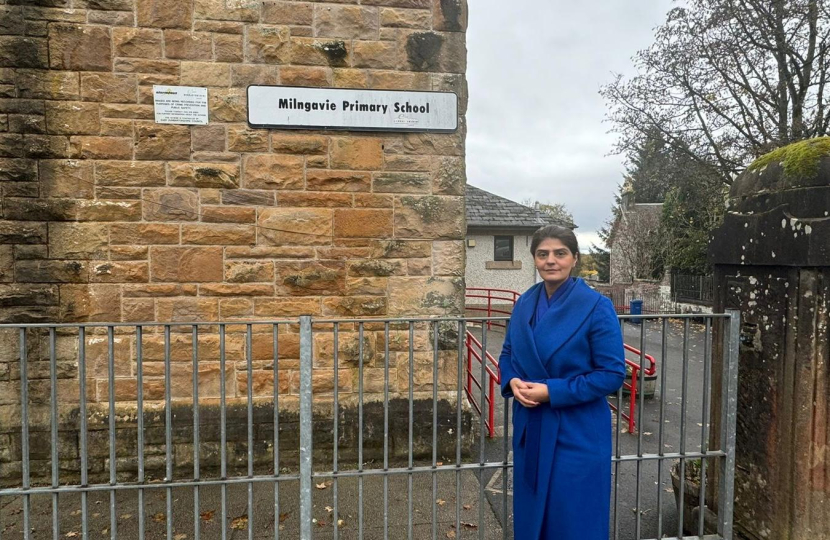 My visit to Milngavie Primary School